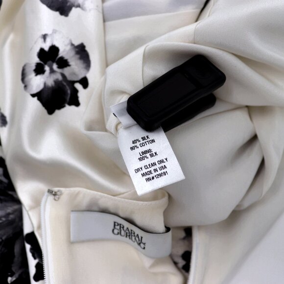 Prabal Gurung Size 4 Silk Floral Dress - Picture 9 of 13